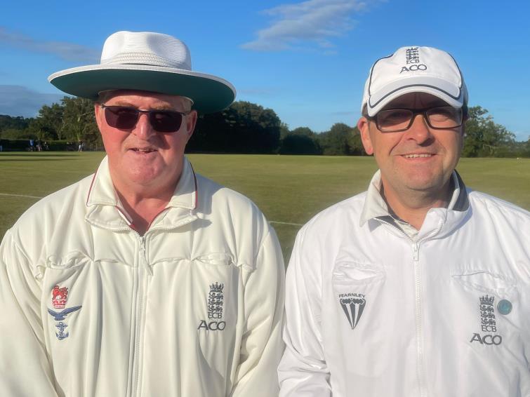 Umpires - Nigel Richards and Huw Simpkins